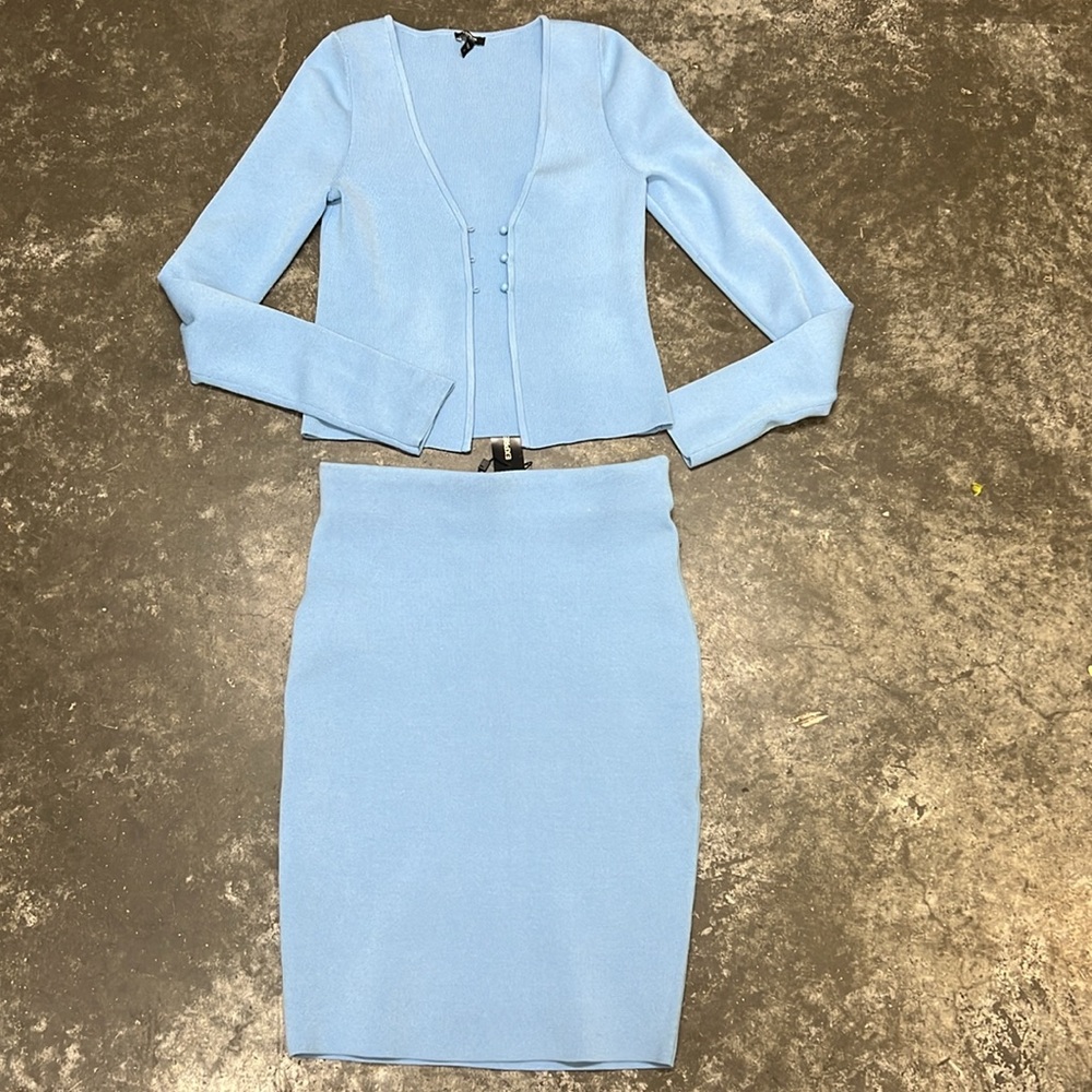 NWT Express Body Contour Sweater Pencil Skirt Set